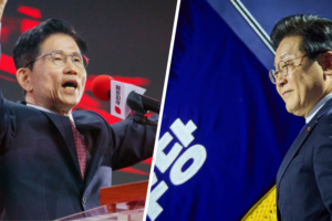 Presidential rivals offer conflicting visions for North Korea in policy pledges