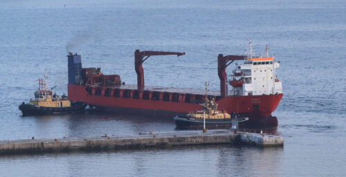 Russian cargo ship implicated in arms smuggling returns to North Korean port